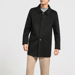 1Pc Double-Sided100% Wool Mens Coat