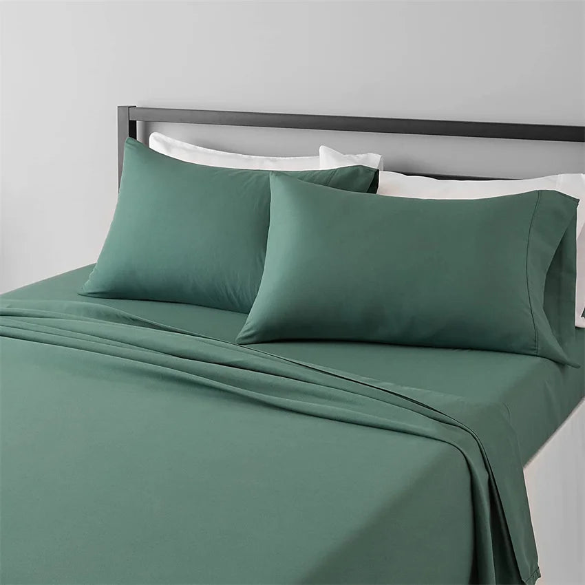 Green Algae 100% Egyptian Cotton Bed Sheets