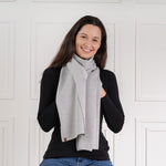 MENIQUE 100% Merino Wool Womens Knit Scarf Merino