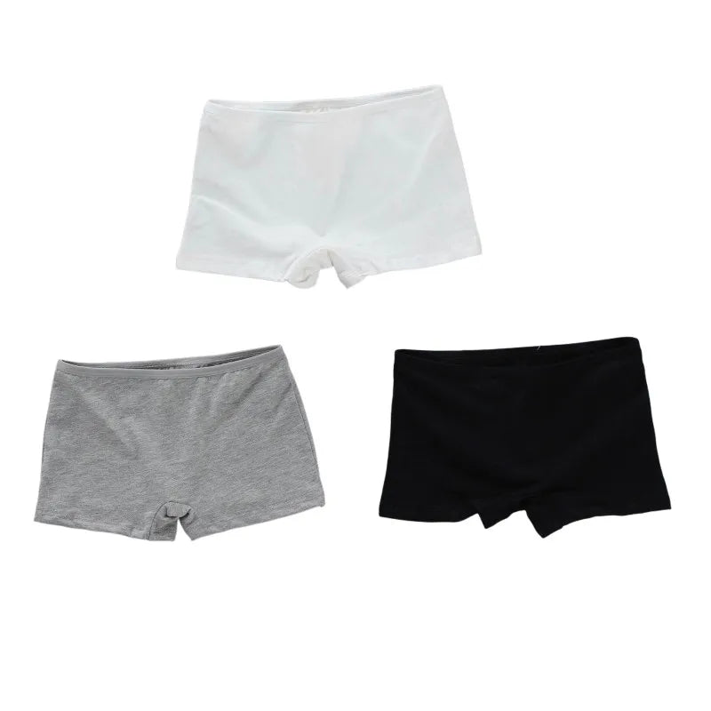 Spring Meadows 3Pcs Shorts Cotton Girls Briefs