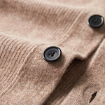 Morrocan Desert 100% Merino Wool Mens Cardigan