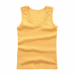 Kids Underwear Boys Vests Children Summer Vest Tops for Girls Solid Tank Top Boy Clothes Cotton Tees Sleeveless 2 to 12Y