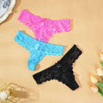 5pcs Women Panties Sexy Thongs G-string Lace Lingerie Female Underwear Ladies Low Waist T-back Gift Beautiful Underpants