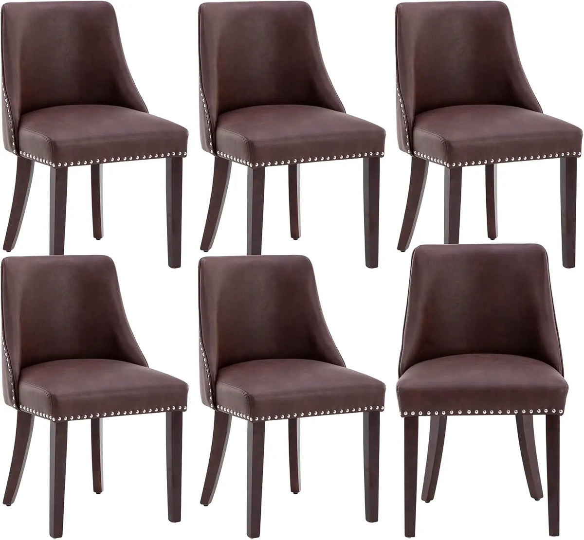 Dining Chairs Set of 4 Mid Century Modern Living Room Chairs with Wood Legs Upholstered Linen Fabric Side Chair for Kitchen