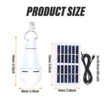 Energy Savers Outdoor Hanging LED Solar Lamp Bulb