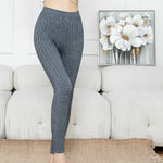 and Winter New Women's 100% Pure Wool Pants Double Layer Thickened Leggings Tight Thermal Pants High Waist