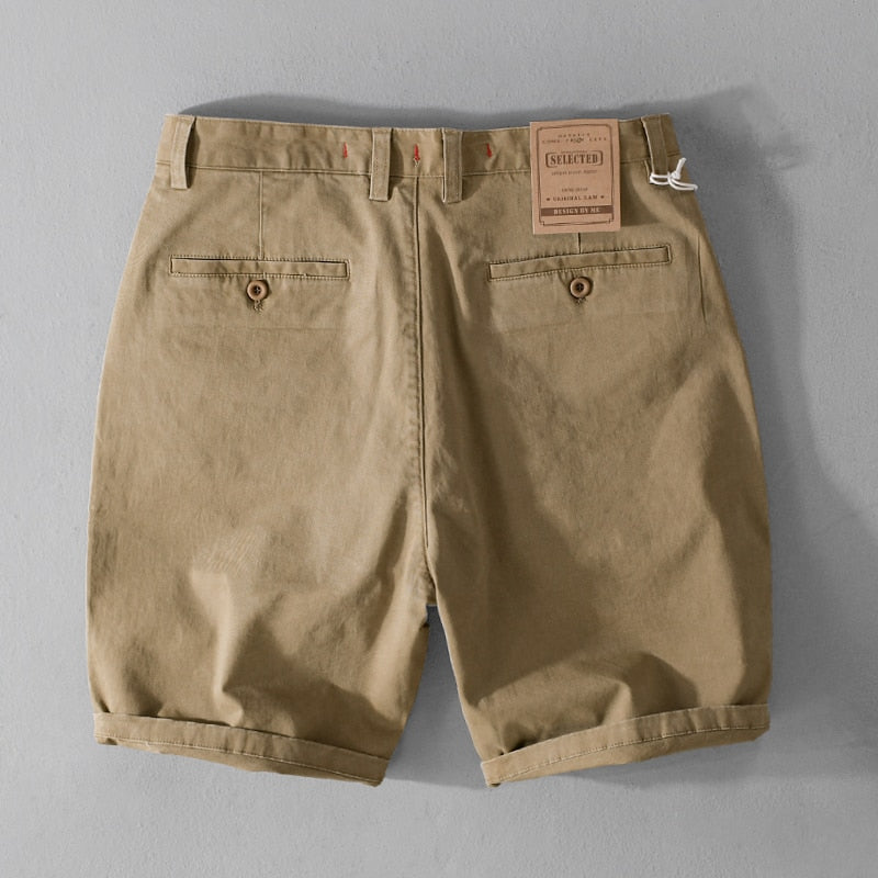 Earthy Tones Linen Men's Shorts