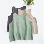 Elemental Nature 100% Linen Womens Tank