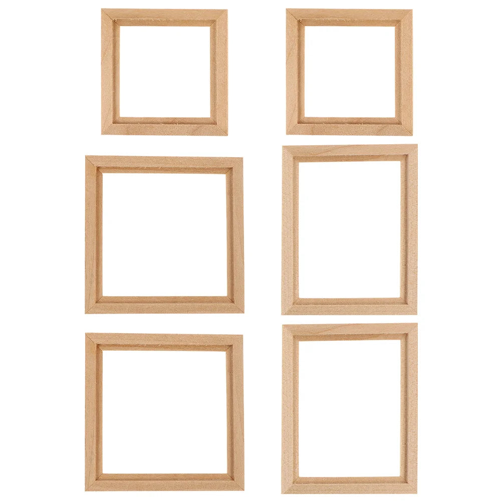 Mural Fusion 6 Pcs Wood Photo Frames