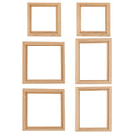 Mural Fusion 6 Pcs Wood Photo Frames