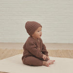 Maple Leaf Knit 100% Cotton Baby Jumpsuit