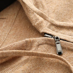 Stormy Mountain Hooded Cashmere Mens Sweater