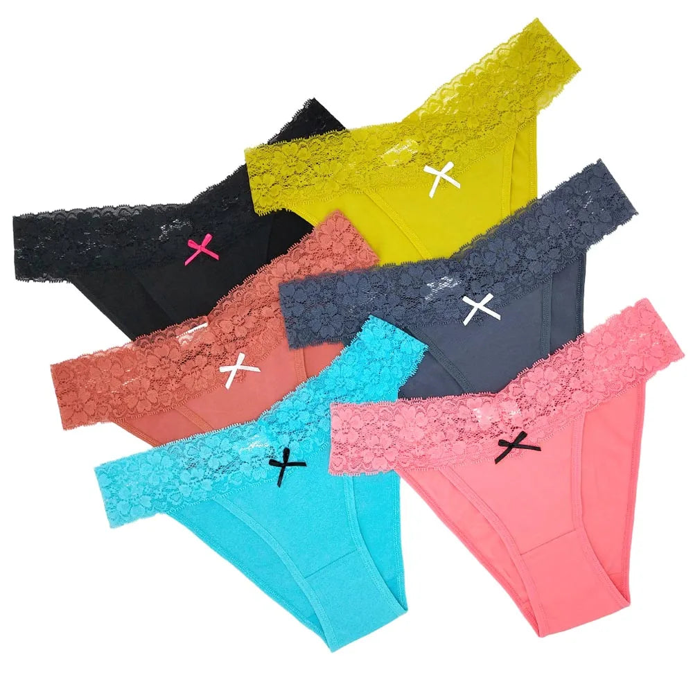 Garden Bloom 5 Pcs Cotton Women Panties