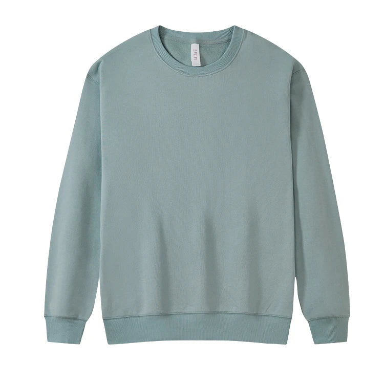 Serene Comfort Solid Crewneck 100% Cotton Womens Sweatshirt | Hypoallergenic - Allergy Friendly - Naturally Free