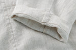 Serene Horizon Double Button 100% Linen Blazer | Hypoallergenic - Allergy Friendly - Naturally Free