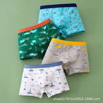 Jungle Toons 4Pcs Cotton Boys Underwear