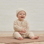 Maple Leaf Knit 100% Cotton Baby Jumpsuit