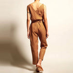 Agave Fields 100% Linen Womens Jumpsuit