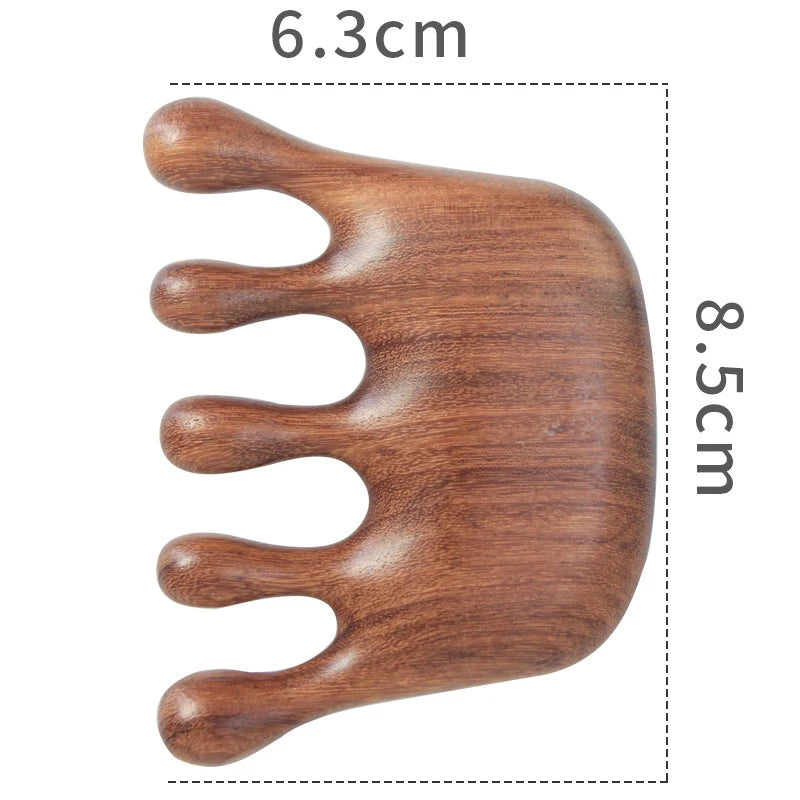 Natural Strands Wood Anti-static Sandalwood Hair Comb