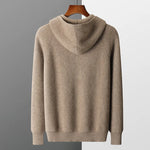 Hues 100% Merino Wool Mens Cardigan