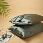 Earth Lux 2Pcs 100% Mulberry Silk Pillowcases