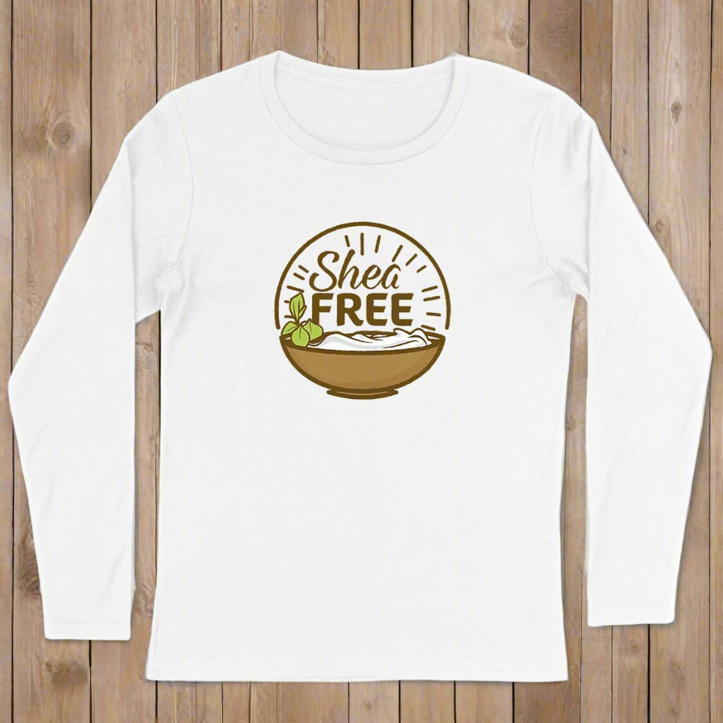 Shea Butter Free Long Sleeve Organic Cotton Graphic Shirt