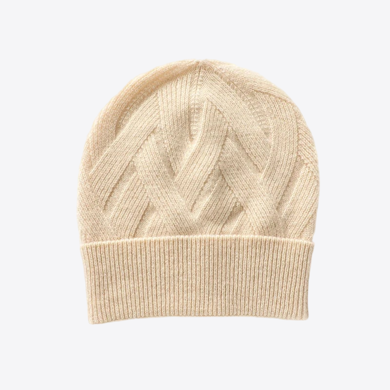 Snow Globe Knit Cashmere Womens Hat | Hypoallergenic - Allergy Friendly - Naturally Free