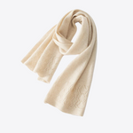 Snow Meadows Cashmere Wool Womens Scarf | Hypoallergenic - Allergy Friendly - Naturally Free