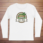 Soy Free Bowl Long Sleeve Organic Cotton Graphic Shirt