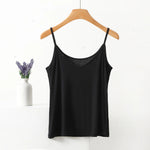 Spiced Pear V-Neck Camisole Viscose Womens Lounge Tank Top | Hypoallergenic - Allergy Friendly - Naturally Free