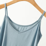 Spiced Pear V-Neck Camisole Viscose Womens Lounge Tank Top | Hypoallergenic - Allergy Friendly - Naturally Free