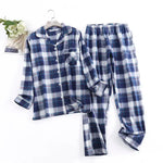 Springtime Bliss Plaid Cotton Womens Pajama Set | Hypoallergenic - Allergy Friendly - Naturally Free