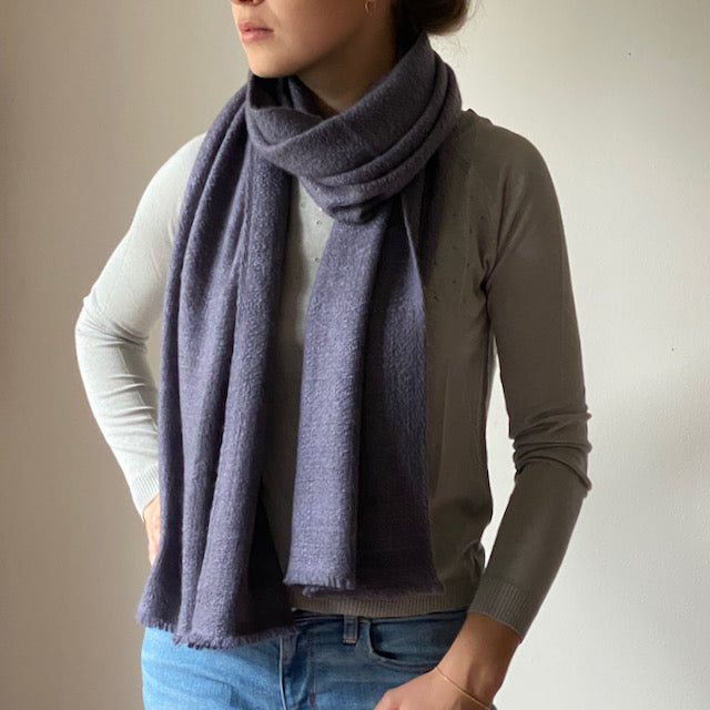 CARE BY ME 100% Cashmere Womens Spun Scarf