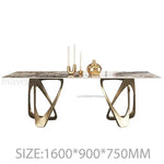 Stone Modern Luxury Rock Plate Dining Table Set | Hypoallergenic - Allergy Friendly - Naturally Free