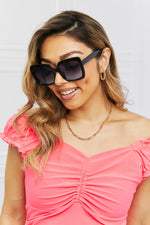 Stormy Clouds Square Full Rim Women's Sunglasses | Hypoallergenic - Allergy Friendly - Naturally Free