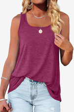 Stormy Sky Solid Viscose Tank Top | Hypoallergenic - Allergy Friendly - Naturally Free