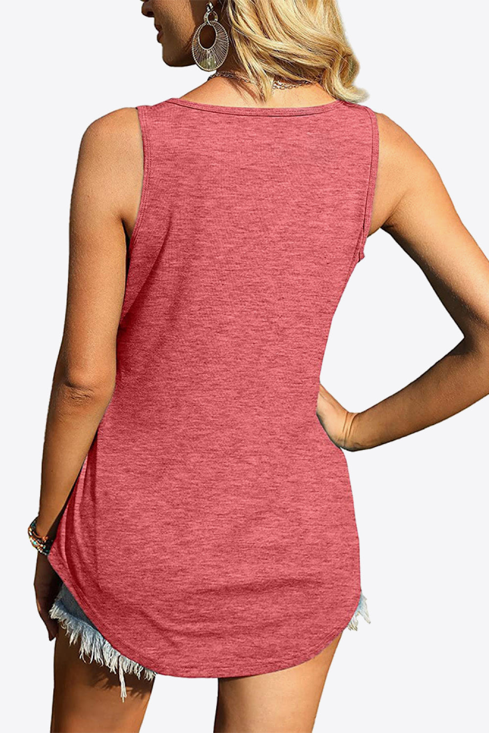 Stormy Sky Solid Viscose Tank Top | Hypoallergenic - Allergy Friendly - Naturally Free