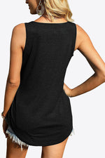 Stormy Sky Solid Viscose Tank Top | Hypoallergenic - Allergy Friendly - Naturally Free