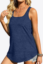 Stormy Sky Solid Viscose Tank Top | Hypoallergenic - Allergy Friendly - Naturally Free