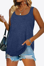 Stormy Sky Solid Viscose Tank Top | Hypoallergenic - Allergy Friendly - Naturally Free