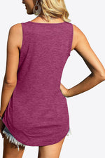 Stormy Sky Solid Viscose Tank Top | Hypoallergenic - Allergy Friendly - Naturally Free