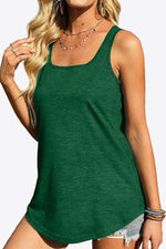 Stormy Sky Solid Viscose Tank Top | Hypoallergenic - Allergy Friendly - Naturally Free