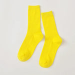 Sunbutter Delight Fine Ribbed Cotton Womens Socks | Hypoallergenic - Allergy Friendly - Naturally Free