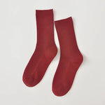 Sunbutter Delight Fine Ribbed Cotton Womens Socks | Hypoallergenic - Allergy Friendly - Naturally Free