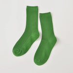 Sunbutter Delight Fine Ribbed Cotton Womens Socks | Hypoallergenic - Allergy Friendly - Naturally Free