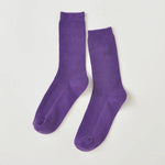 Sunbutter Delight Fine Ribbed Cotton Womens Socks | Hypoallergenic - Allergy Friendly - Naturally Free