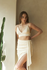 THE HAND LOOM Bella Maxi Skirt - Natural