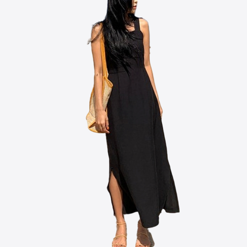 Sunlit Comfort 100% Linen Maxi Dress | Hypoallergenic - Allergy Friendly - Naturally Free