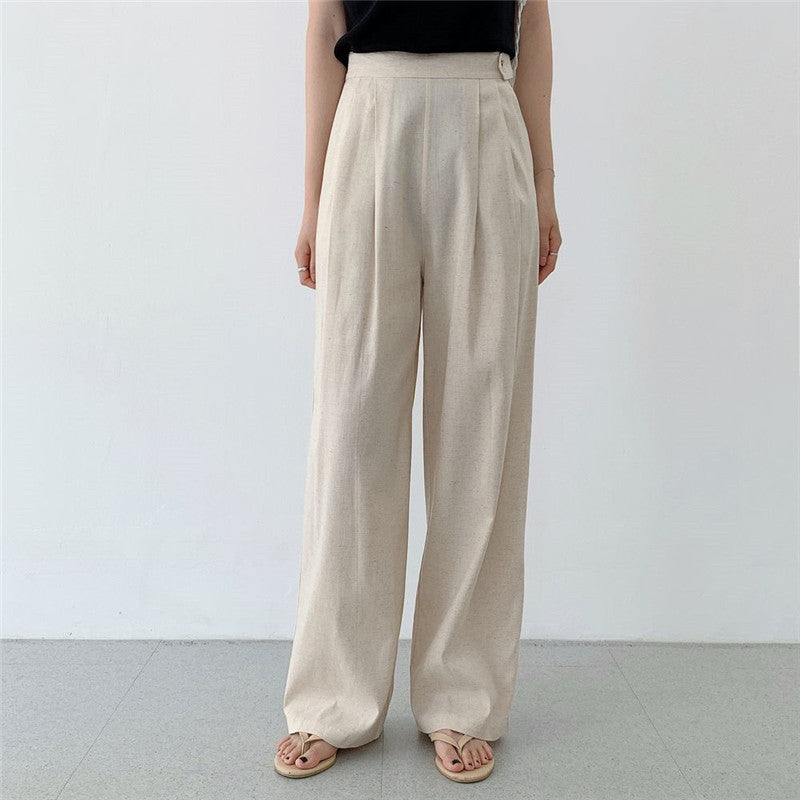 Sunny Meadows Wide Leg 100% Linen Pants | Hypoallergenic - Allergy Friendly - Naturally Free
