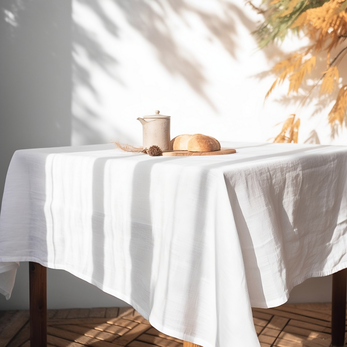 MENIQUE 100% Linen Tablecloth